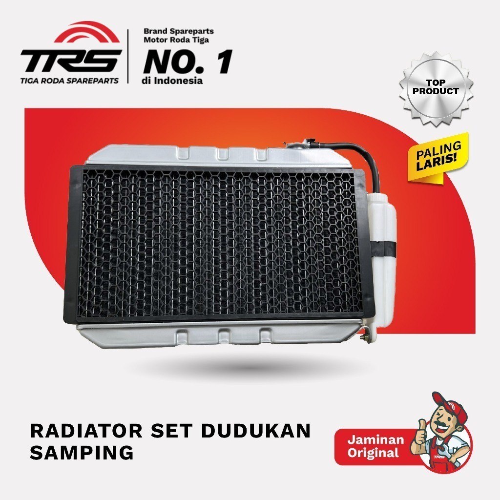 Jual TRS Radiator Set Dudukan Kanan Kiri Pendingin Mesin Motor Roda ...