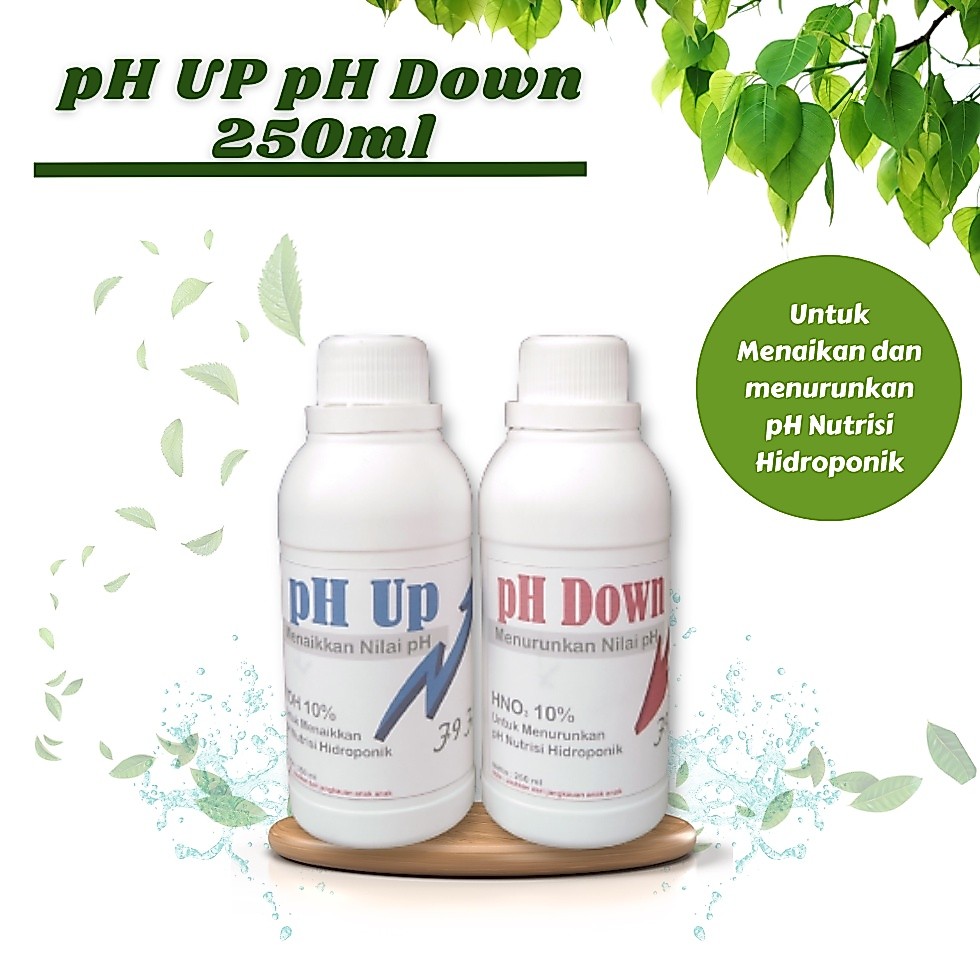 pH Up pH Down Nutrisi Hidroponik -  Botol 250 ml