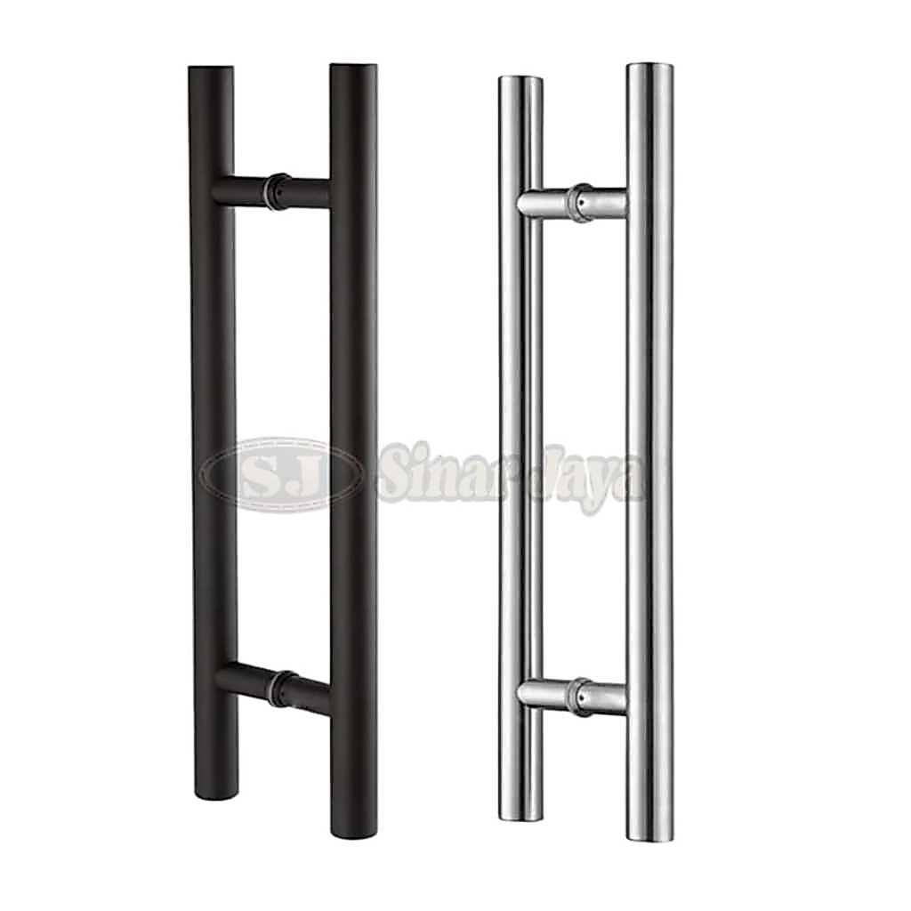 handle pintu baut tembus panjang 45cm 60cm gagang pintu kayu kaca pegangan pintu minimalis tarikan pintu hotel / apartemen