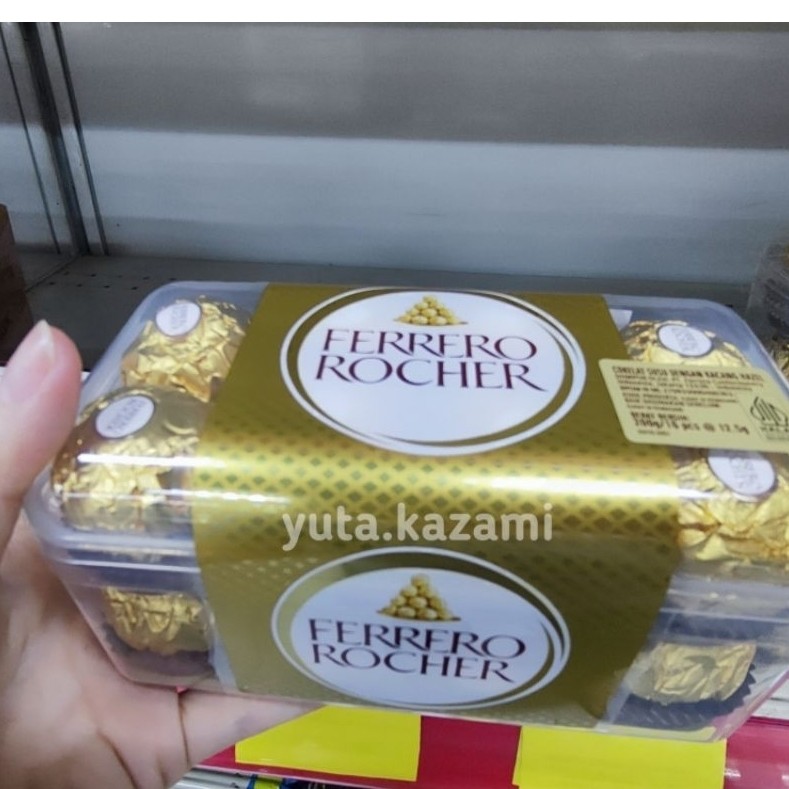 Jual Coklat Ferrero Rocher 16 Pcs - Sensasi Lembut Krim Hazelnut, Aroma ...