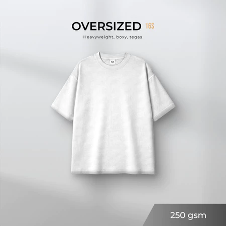RK001 JipClo Kaos Polos Hitam  Oversized Unisex Pria Wanita T-shirt Heavyweight 