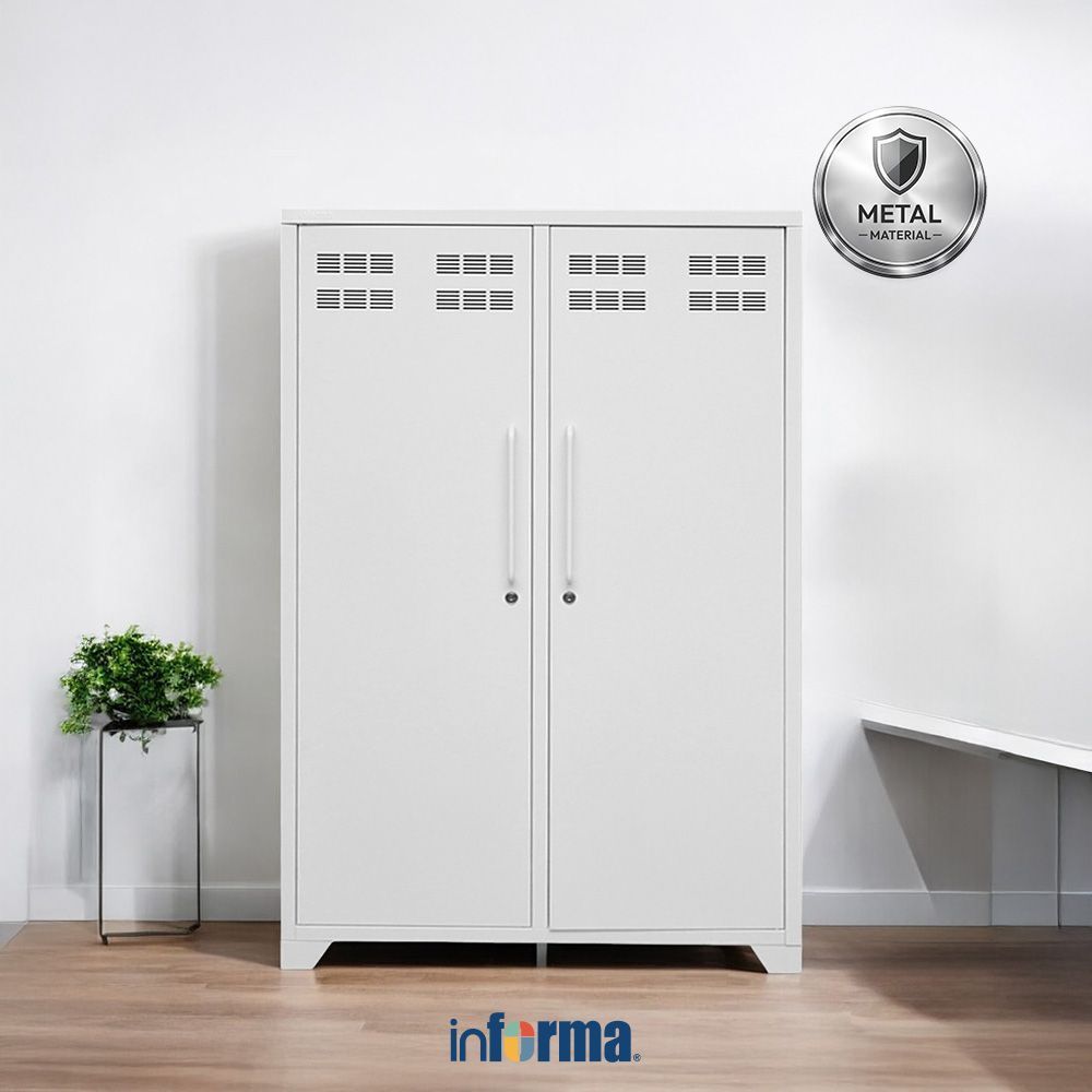 Jual Informa Orla Lemari Arsip Kantor Metal 2 Pintu - Putih File ...