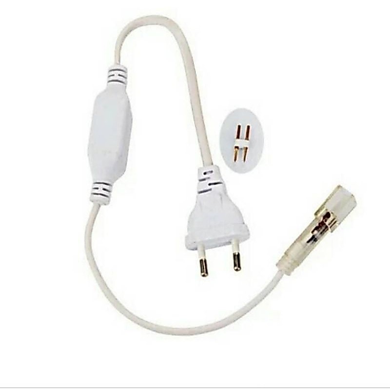 Jual KABEL SOCKET POWER LED STRIP JARUM 5050 220V / LAMPU SELANG SMD ...