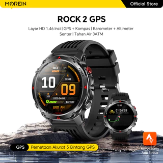 Morein Plus Rock 2 GPS Smartwatch 3ATM UV Senter