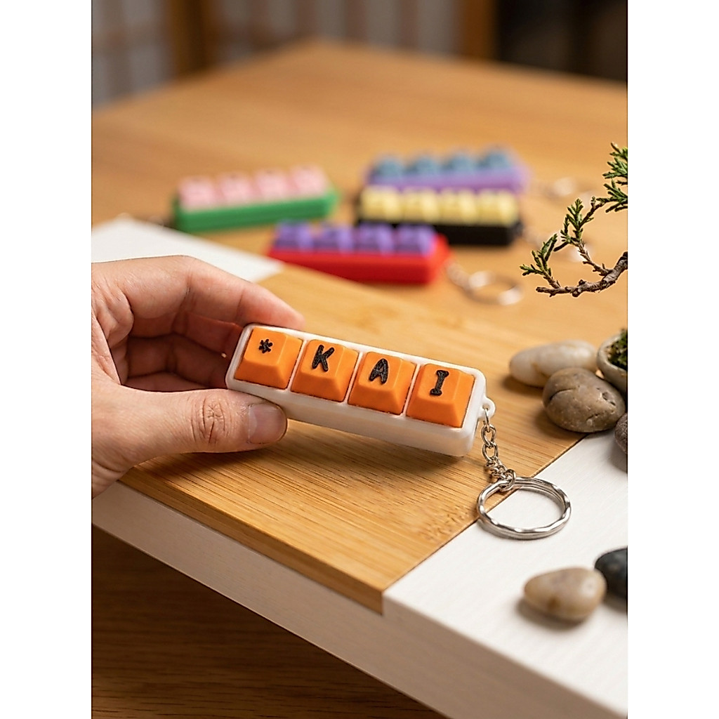 Jual Clicker Custom Nama 3D Switch Keyboard Clicker Keychain Gantungan ...
