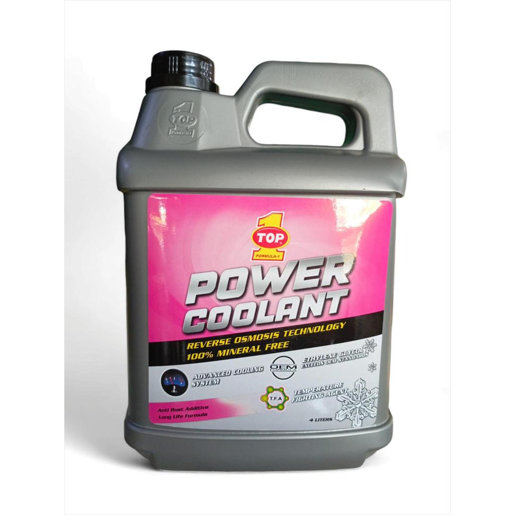 Jual Air Radiator Power Coolant Top One 1 Merah 4 Liter Galon PROMO ...