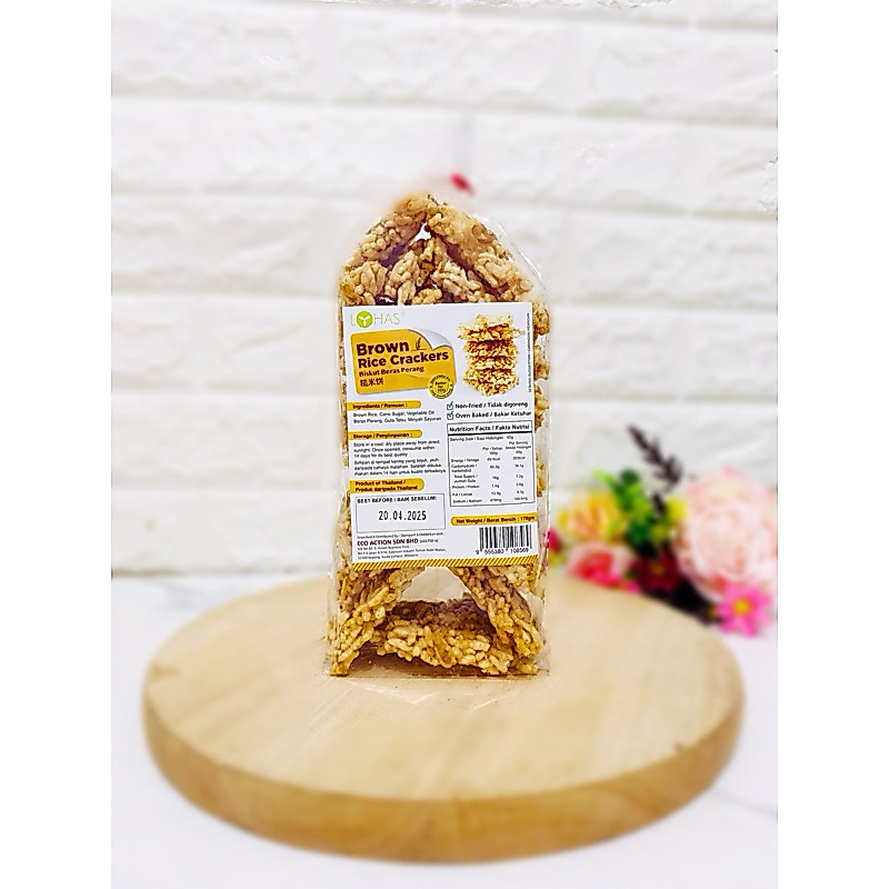 Jual Brown Rice Cracker 180g | Shopee Indonesia