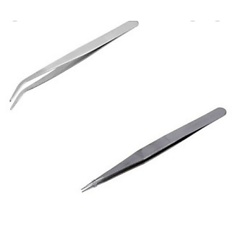 Jual Jepit obras pinset obras nikel model bengkok per biji | Shopee ...