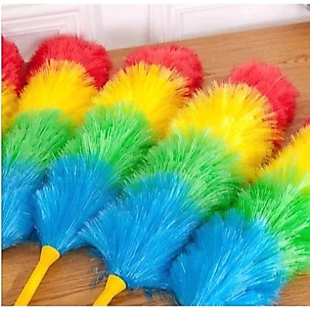 Jual Kemoceng Tali Rafia Kemoceng Plastik Warna Warni Rainbow | Shopee ...