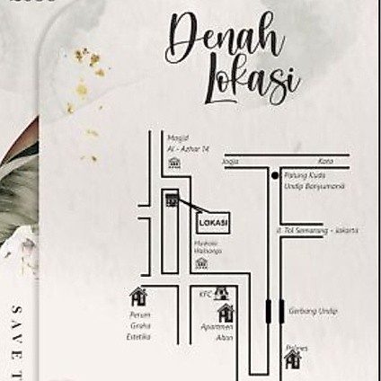 jasa desain Denah Lokasi Di undangan