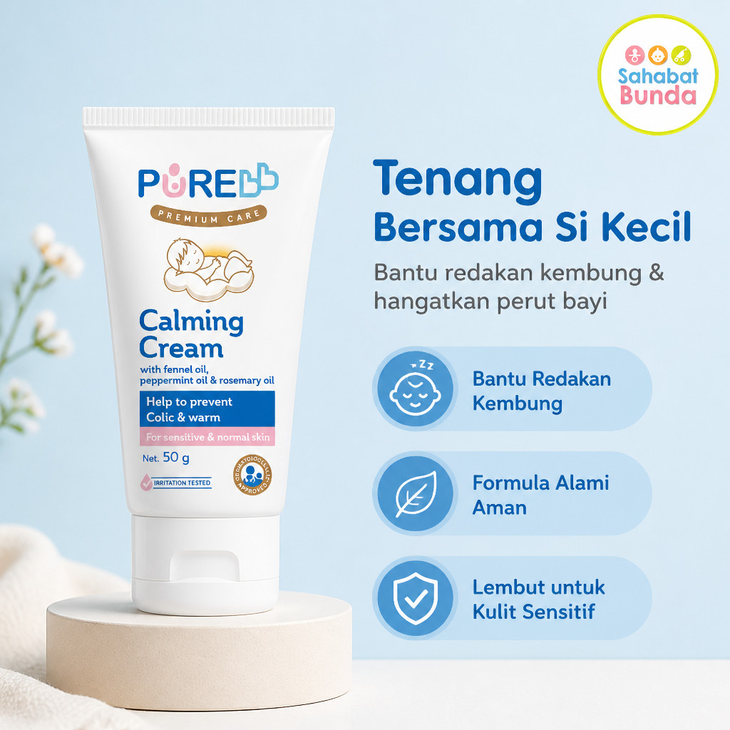 Jual PURE BB Calming Cream Lotion Penghangat Tubuh Mengatasi Perut ...