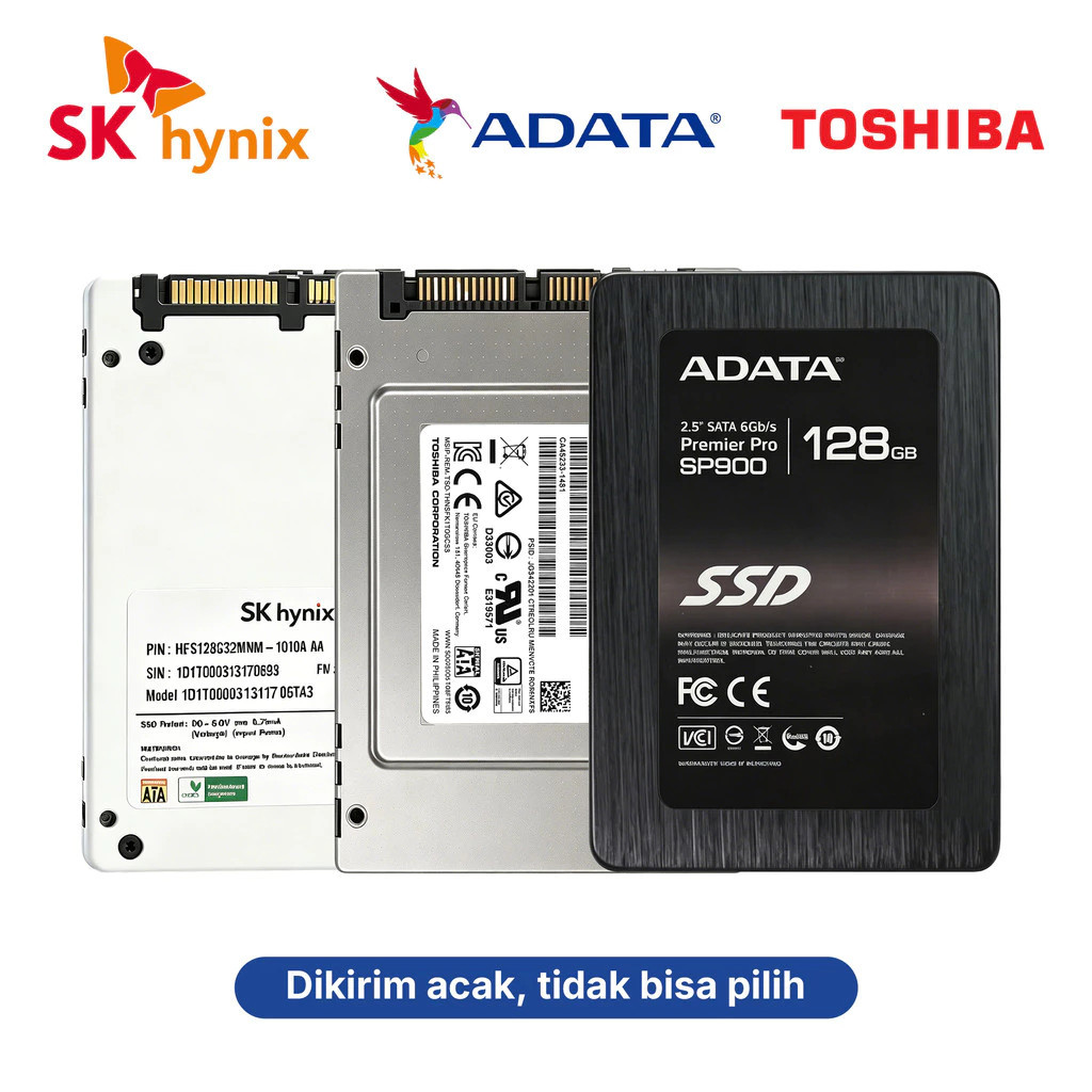 Jual SSD SanDisk X600 128GB/256GB/512GB SATA III 2.5 Inch 530MB/s