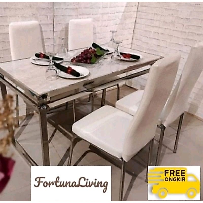 Jual Table Dining Set Terlengkap & Harga Terbaru Agustus 2026 | Shopee ...