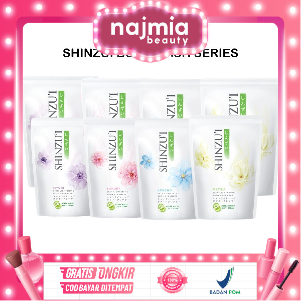 Najmia - SHINZU'I Skin Lightening Body Cleanser Refill | Sabun cair shinzui 200ml- 420ml