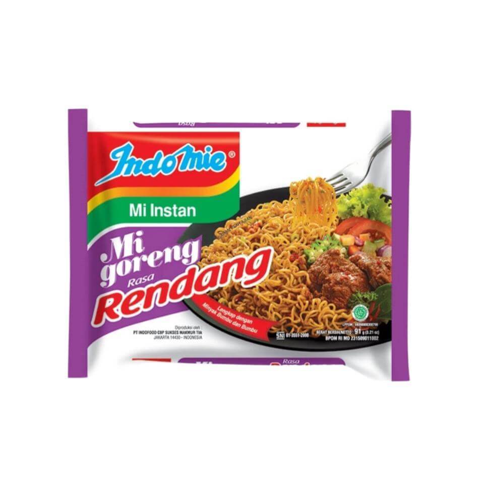Jual Indomie Mie Instan Goreng Rendang 91 gr | Shopee Indonesia