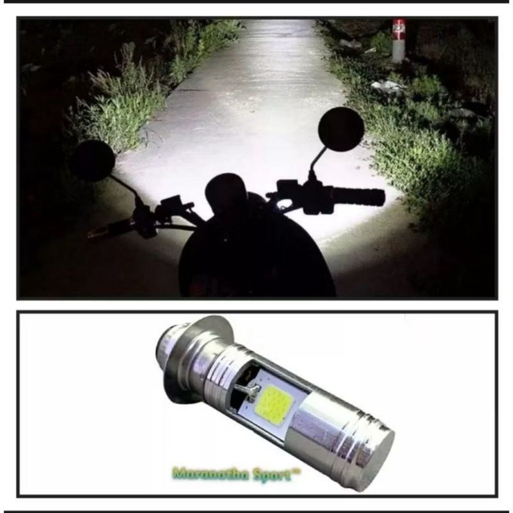 Jual COD Lampu LED BHOLAM H6 2 Sisi Untuk Motor Bebek dan Matic Warna ...