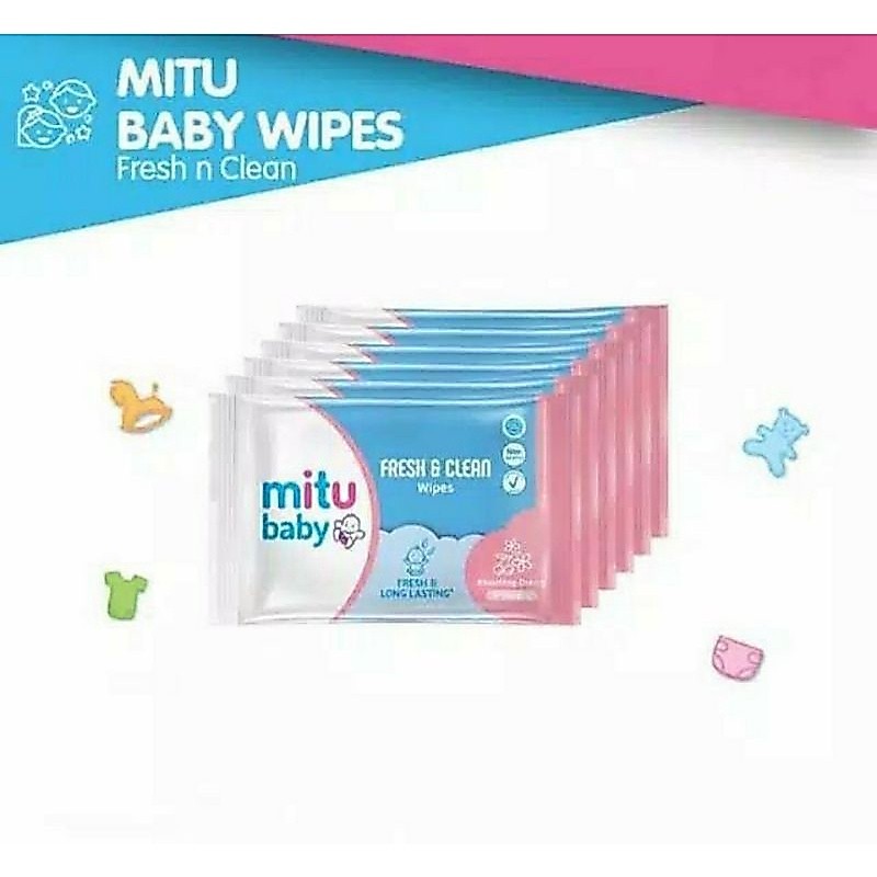 Jual TISU BASAH MITU TISSUE SACHET MITU 1 RENCENG ISI ISI 12 SACHET ...