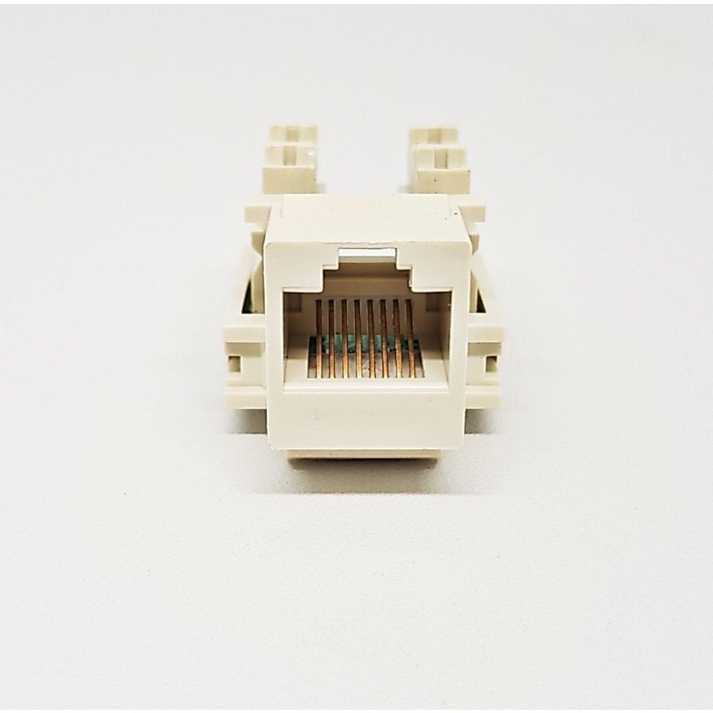 Jual FACEPLATE RJ45 - FACE PLATE RJ 45 - SOCKET LAN MODULAR JACK ...