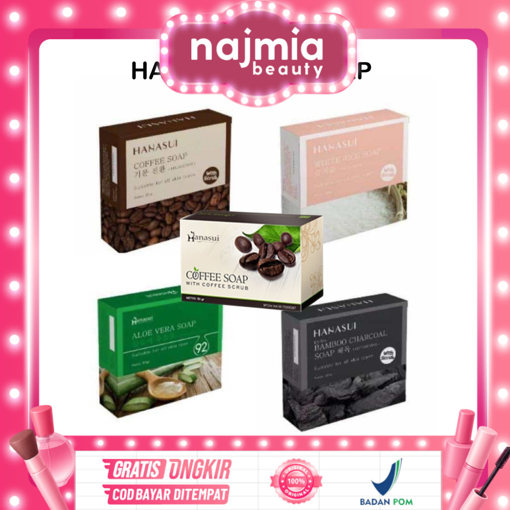 Najmia - Hanasui Bar Soap/Sabun Hanasui