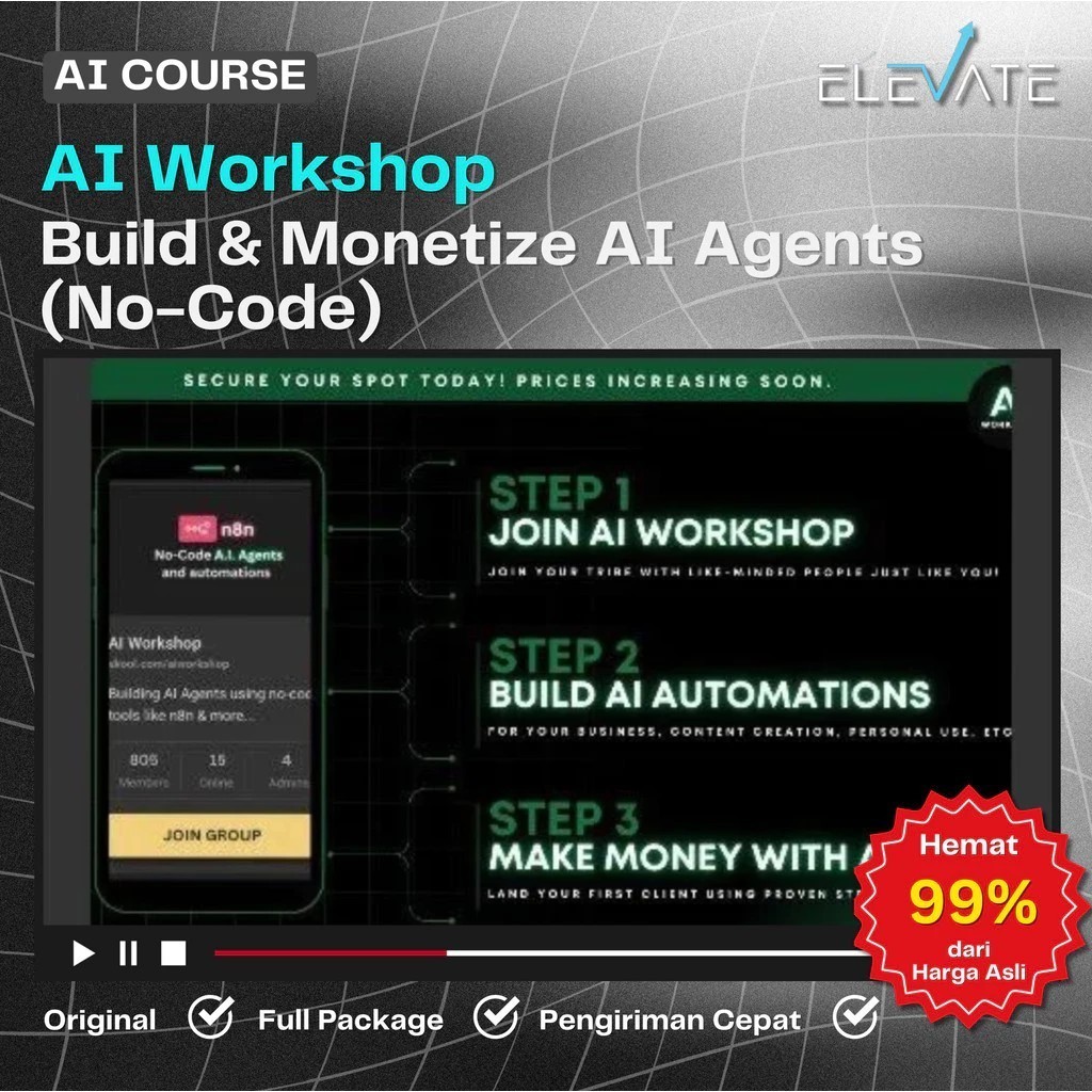 AI Workshop – Build & Monetize AI Agents (No-Code)