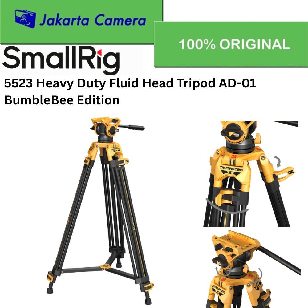 Jual SMALLRIG 5523 AD-01 Heavy Duty Fluid Head Tripod BumbleBee Edition ...
