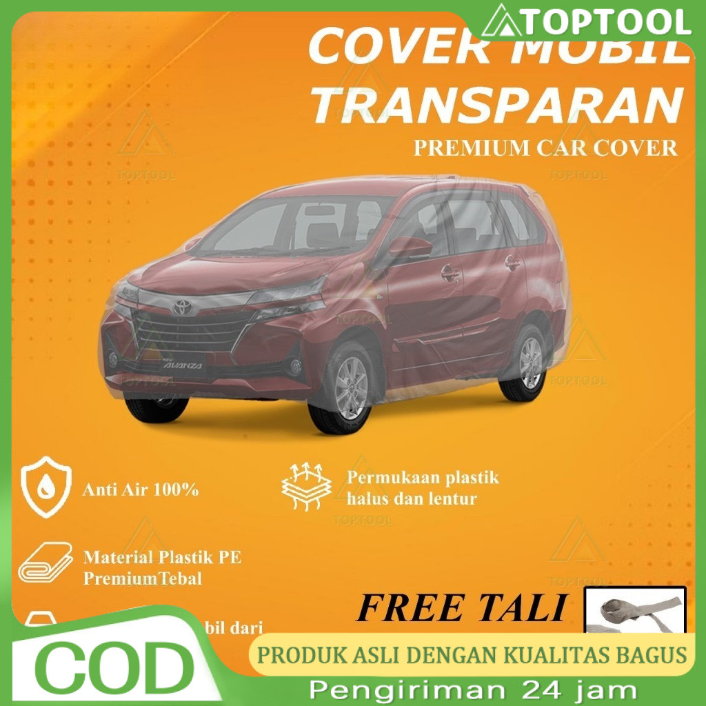 selimut sarung cover mobil avanza xenia grandlivina ertiga feroza hrv taruna katana calya datsun cross aerio plastik bening transparant