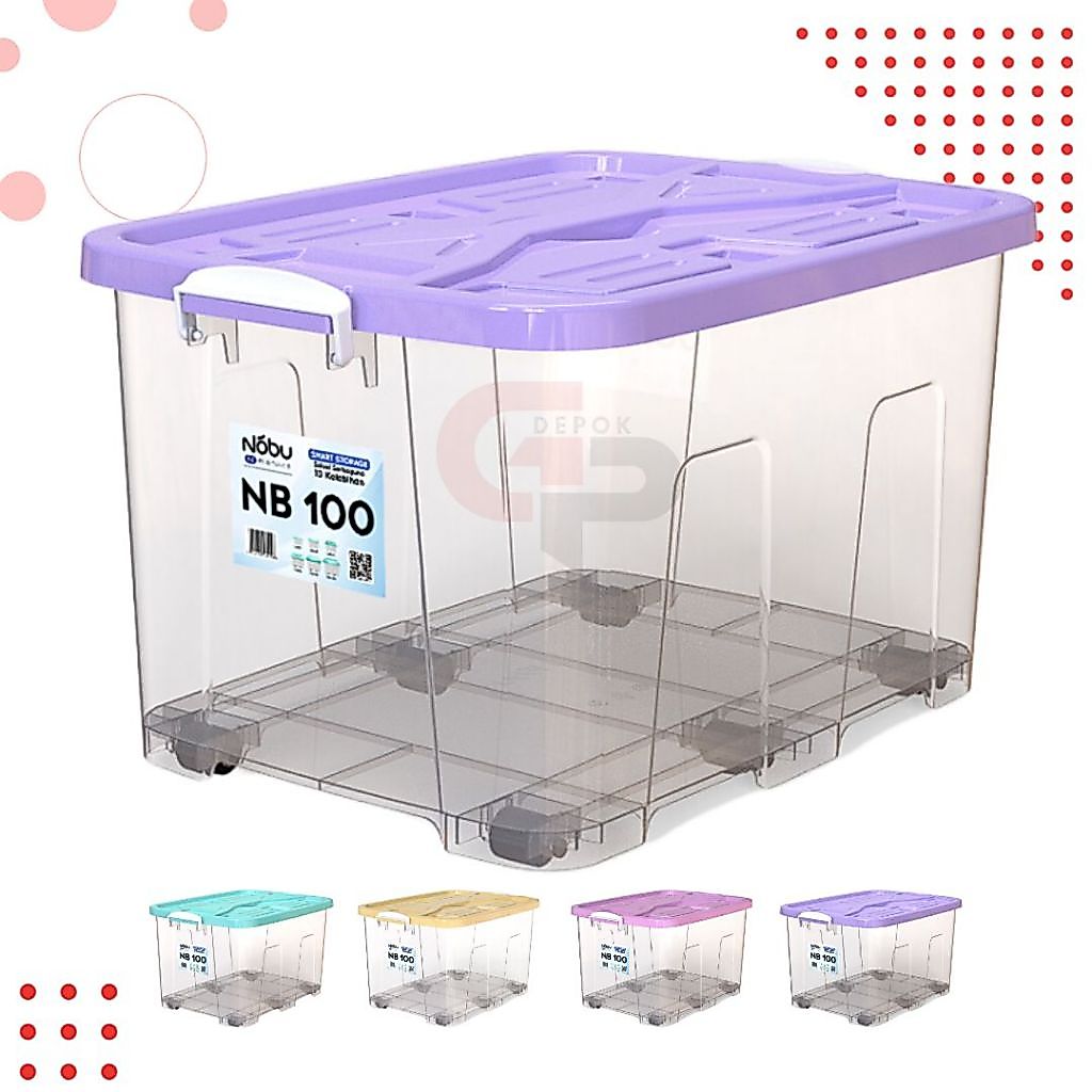 Jual BOX CONTAINER BENING 100 L / 85 L / 55 L / 40 LITER + RODA ...