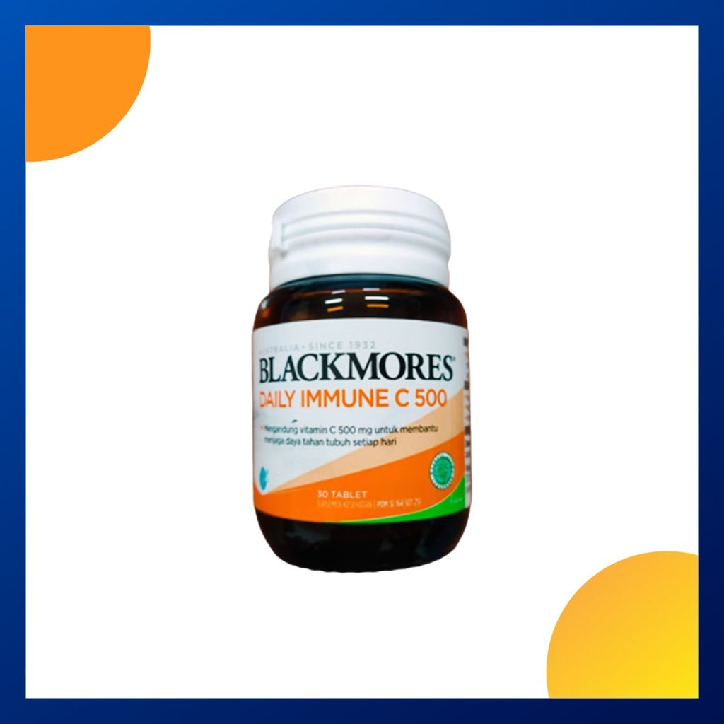 Jual Blackmores Daily Immune C 500 Mg Botol 30 Tablet | Shopee Indonesia
