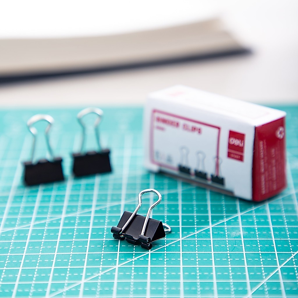 Deli Binder Clip 15Mm bebas karat dilapisi oleh eletroforesis (105) E38566 (9)