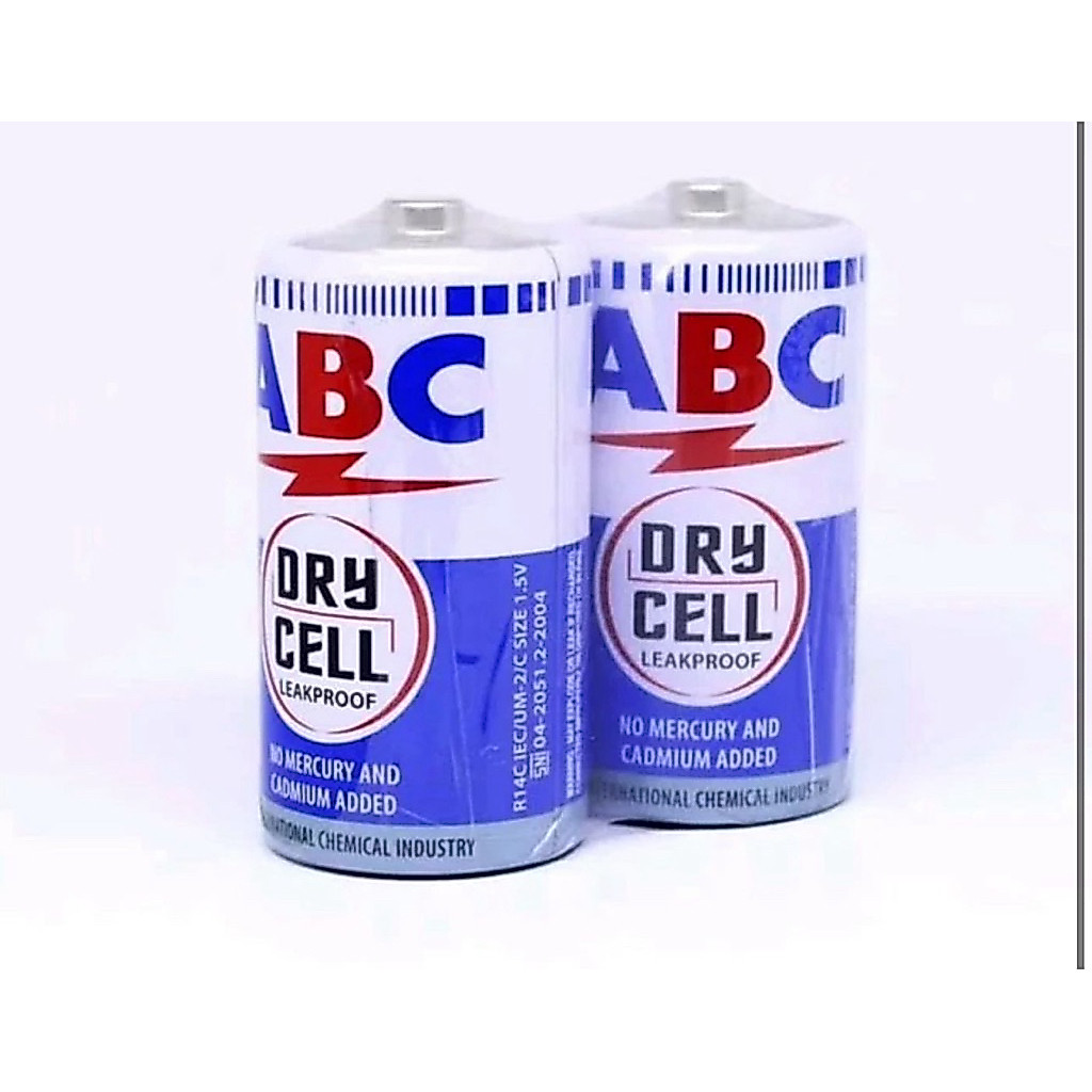 Jual BATERAI BATTERY BATRE ABC BIRU DRY CELL TYPE C LEAKPROOF SIZE C ...