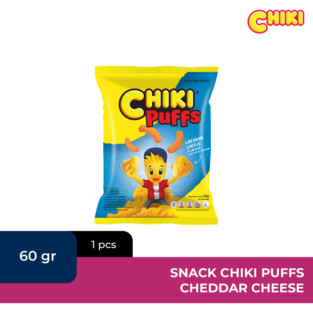 Jual Chiki Puffs Cheddar Cheese 60 gr | Shopee Indonesia
