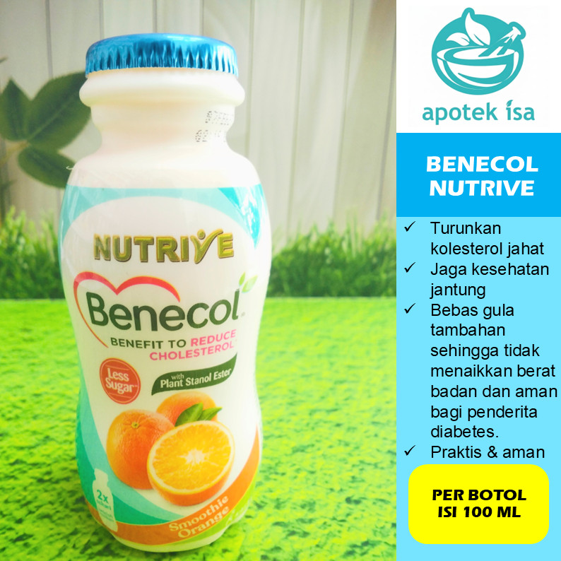 BENECOL ORANGE 100 ML MINUMAN UNTUK MENURUNKAN KOLESTEROL