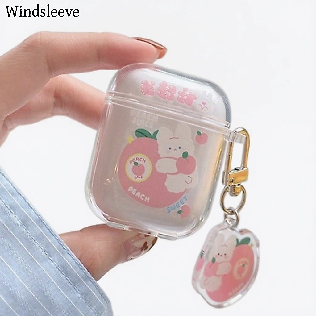 Jual Headset Bluetooth Case Airpods Kartun Transparan True Wireless Ear ...