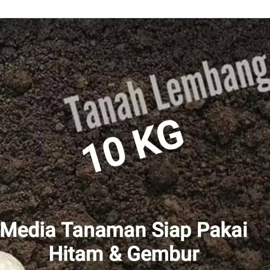 Tanah hitam, Tanah lembang 10kg asli murni, media tanam subur, siap pakai