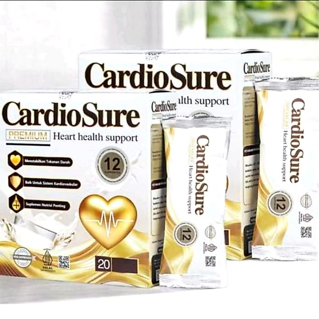 CARDIOSURE MILK SUSU OBAT HIPERTENSI JANTUNG STRUK KOLESTEROL ASAM URAT