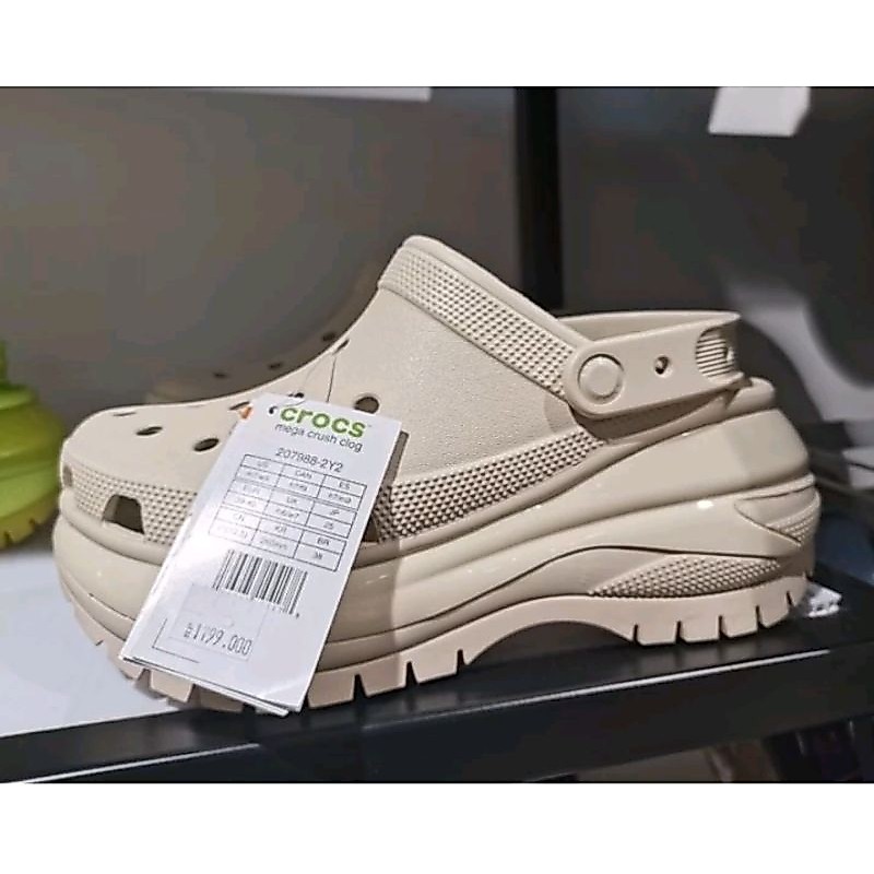 Jual MEGA CRUSH CLOG 8 cm 0RGINAL (Free jibbit + tote) | Shopee Indonesia