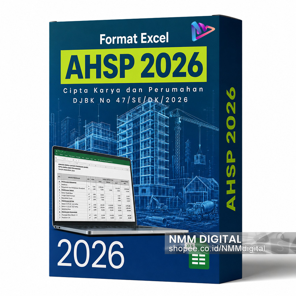 Jual (Analisa Harga Satuan Pekerjaan) AHSP 2026 Terbaru, DJBK No 47/SE ...
