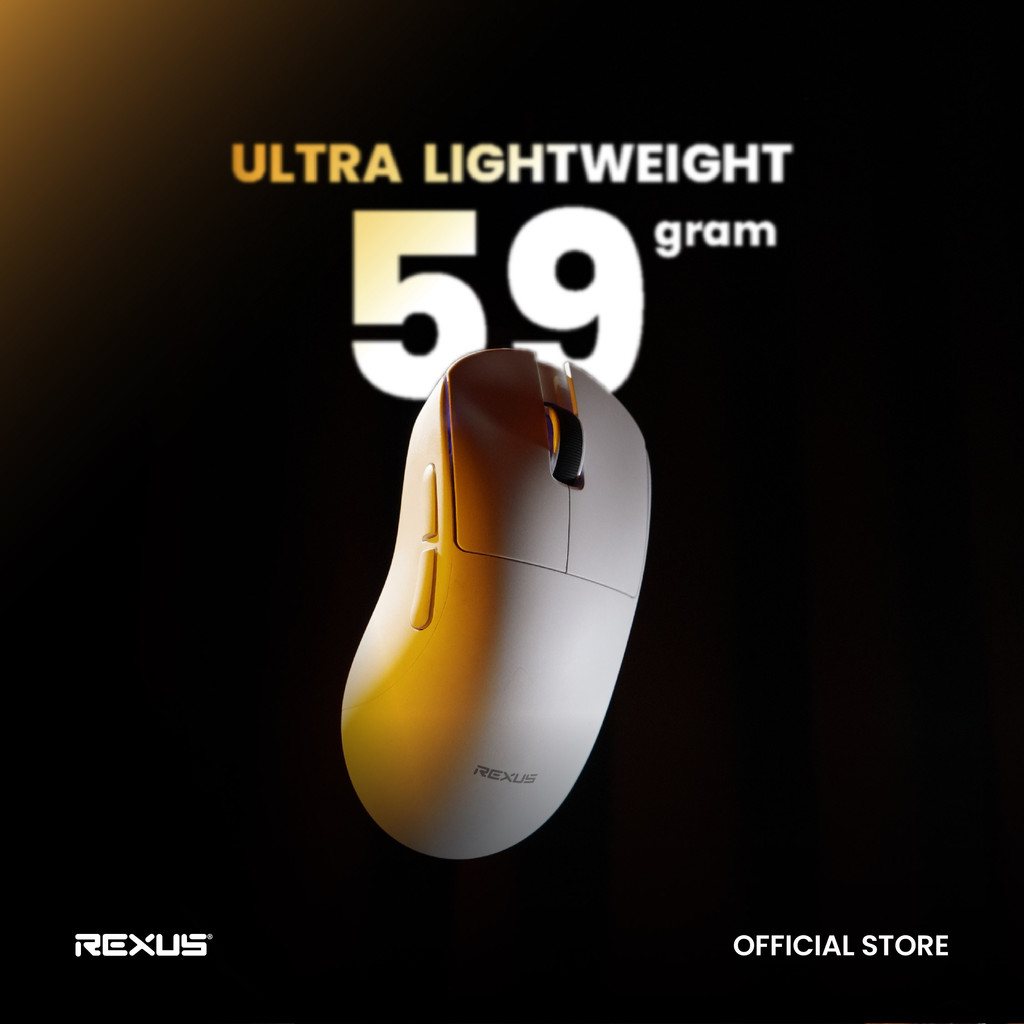 Rexus Riva II Wireless Ergonomic Gaming Mouse Triple Connection PAW 3311 (3)