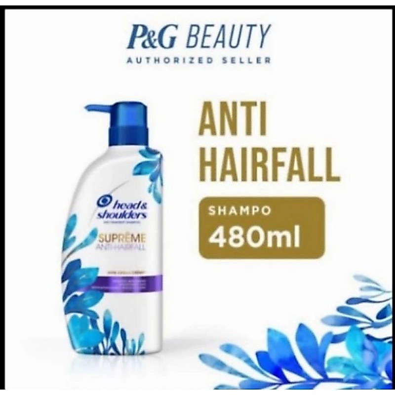 Head & Shoulder Shampoo Supreme Anti Hairfall 480 ml