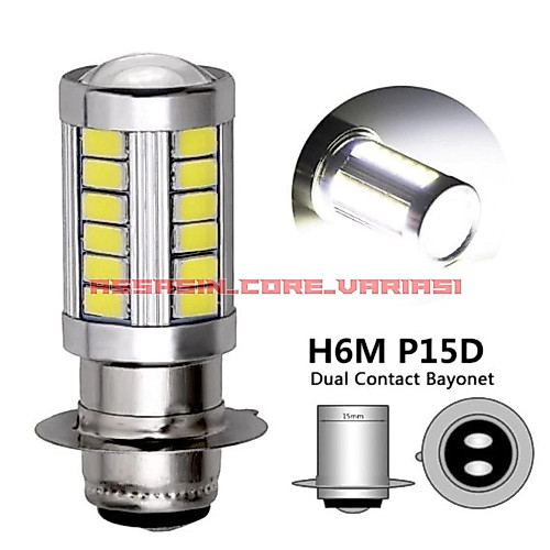 BISA COD LAMPU DEPAN LED 33 MATA H6 MATIC BEBEK UNIVERSAL BEAT MIO VARIO 125 150 LEXI SUPRA REVO