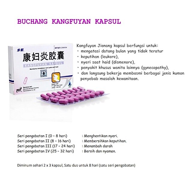 Buchang Kangfuyan Kapsul - Kangfuyan Jiaonang