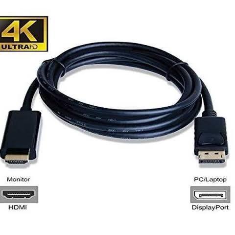 Jual KABEL DISPLAY PORT TO HDMI PANJANG 1.8M CABLE ( DP MALE TO HDMI ...