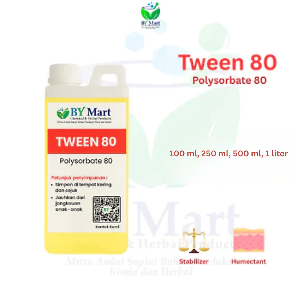 Jual BY KIMIA & HERBAL - Tween 80 / Polysorbate 80 / Emulsifer / Twen ...