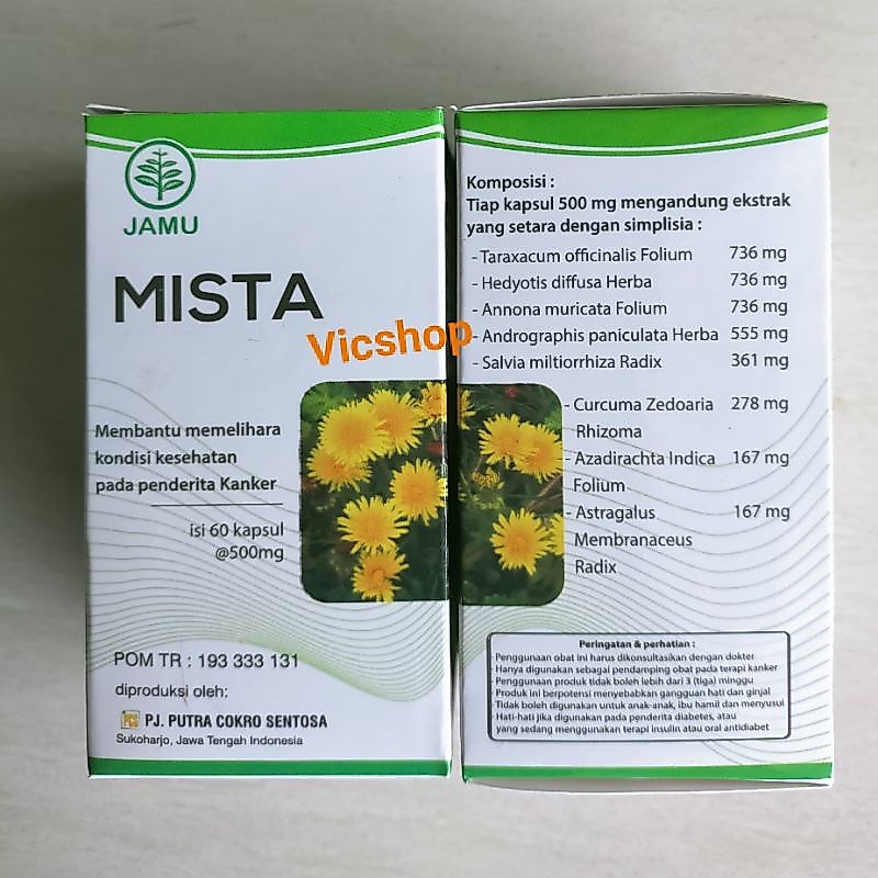 MISTA-PCS- Obat Herbal Mengobati Kanker Tumor Benjolan