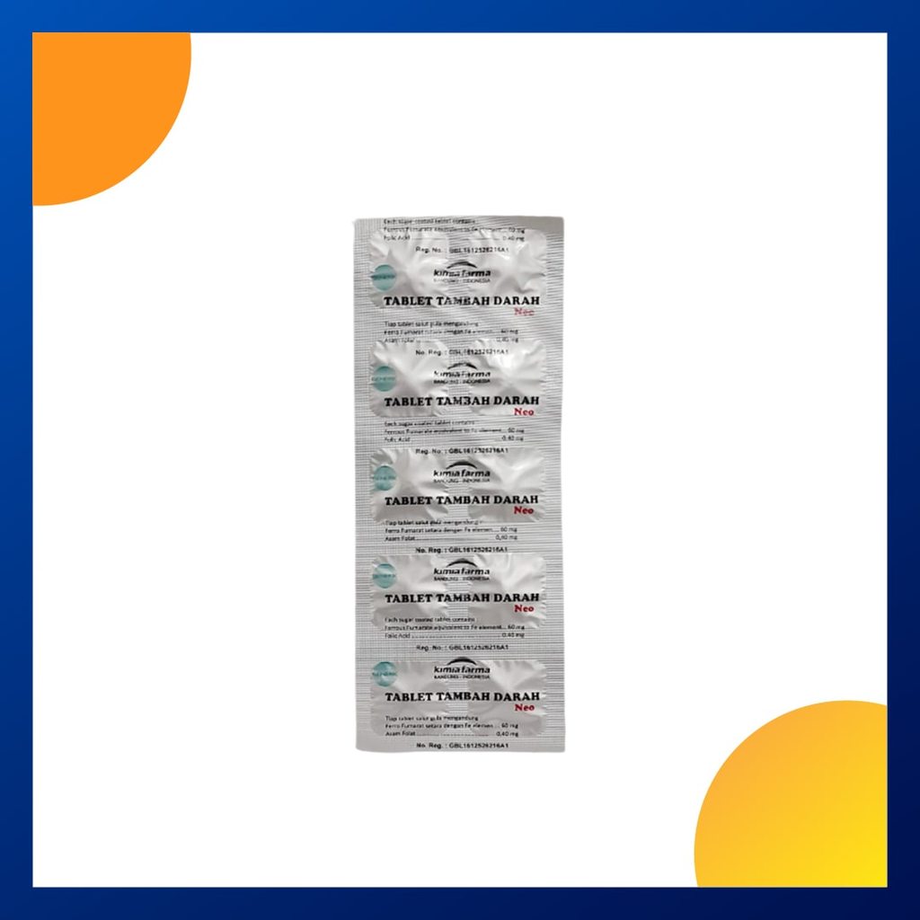 Tambah Darah Neo Kimia Farma Strip 10 Tablet