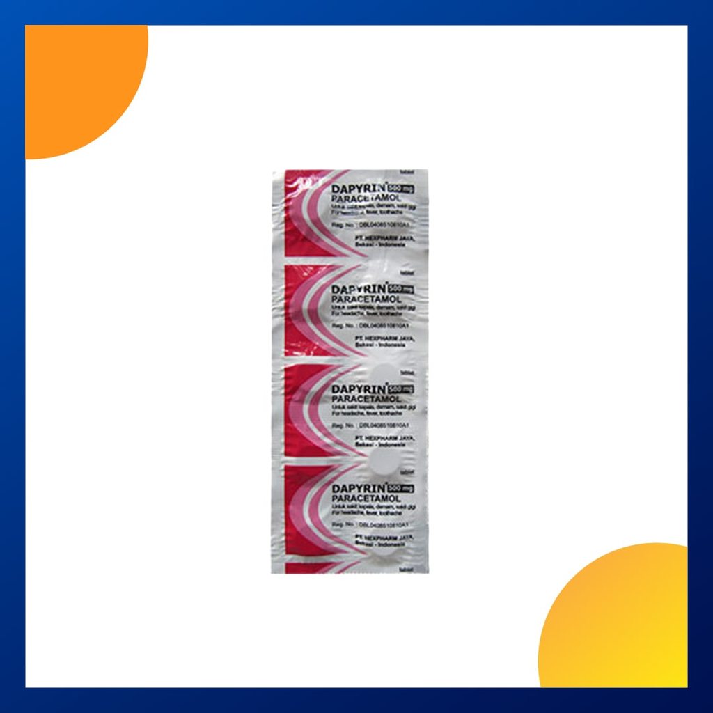 DAPYRIN 500 MG 1 BLISTER @ 10 TABLET