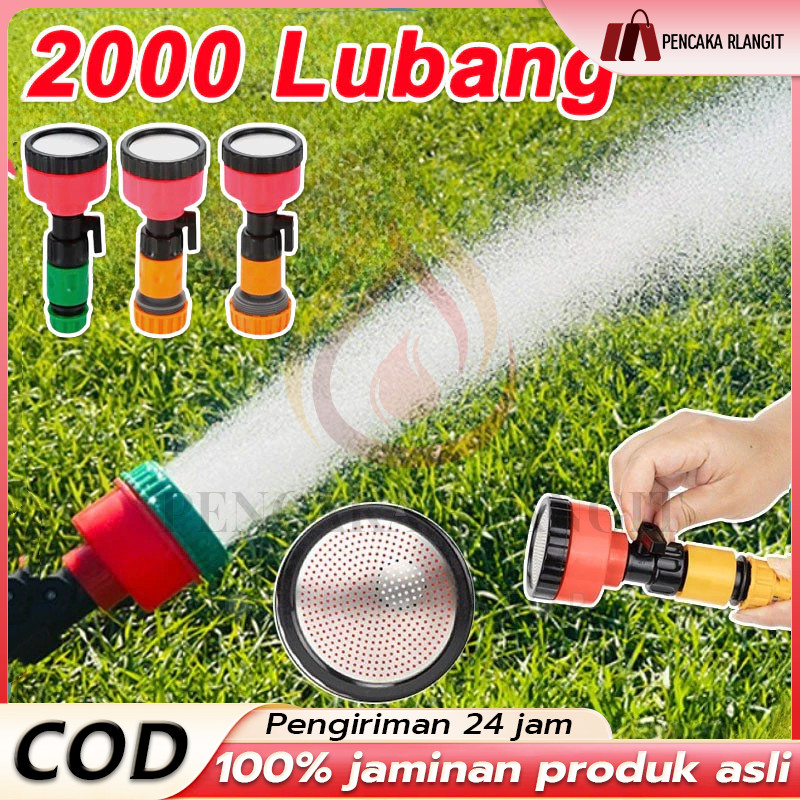 2000 Lubang 16/20/25MM Adjustable Penyiraman Taman Mist Sprayer Nozzle Sprayer Adjustable Alat Penyiraman Serbaguna