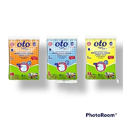 Diapers OTO Pants PEMPES Popok Dewasa Celana M, L, XL & XXL