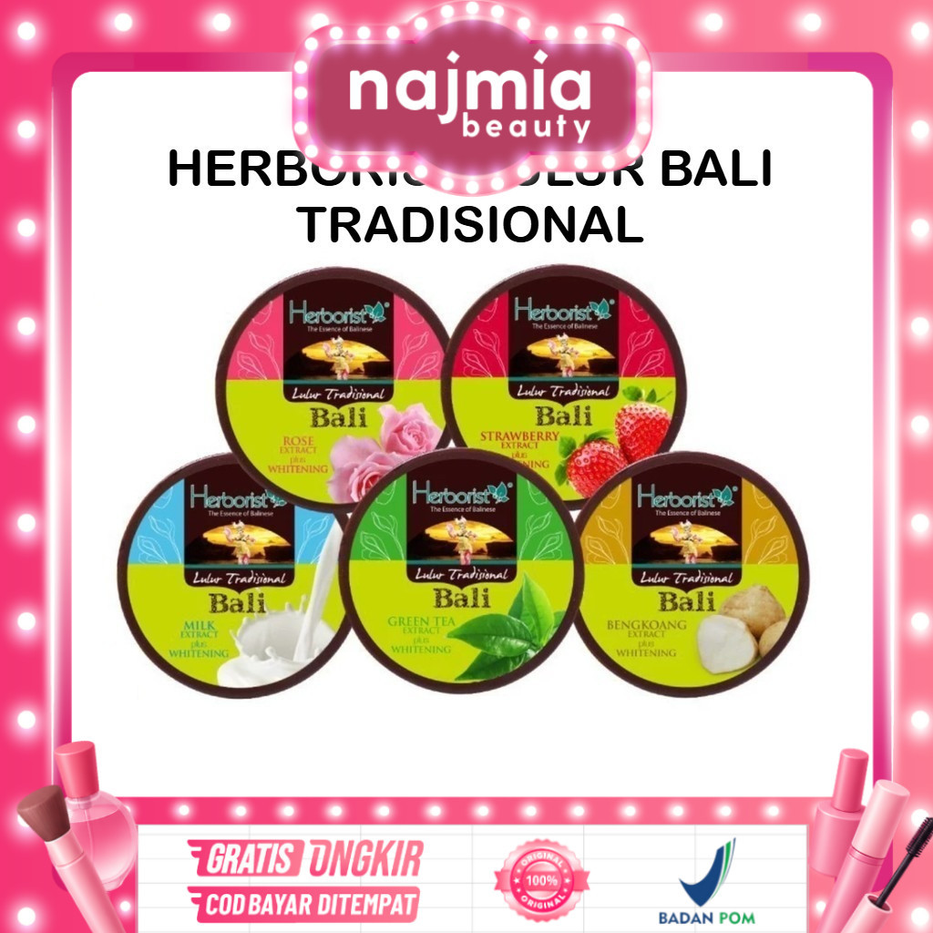 Jual Najmia Ofc Herborist Lulur Bali Tradisional 100gr- Herboris Lulur ...
