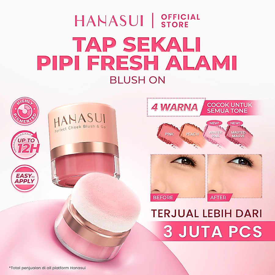 Hanasui Perfect Cheek Blush & Go Powder ...
